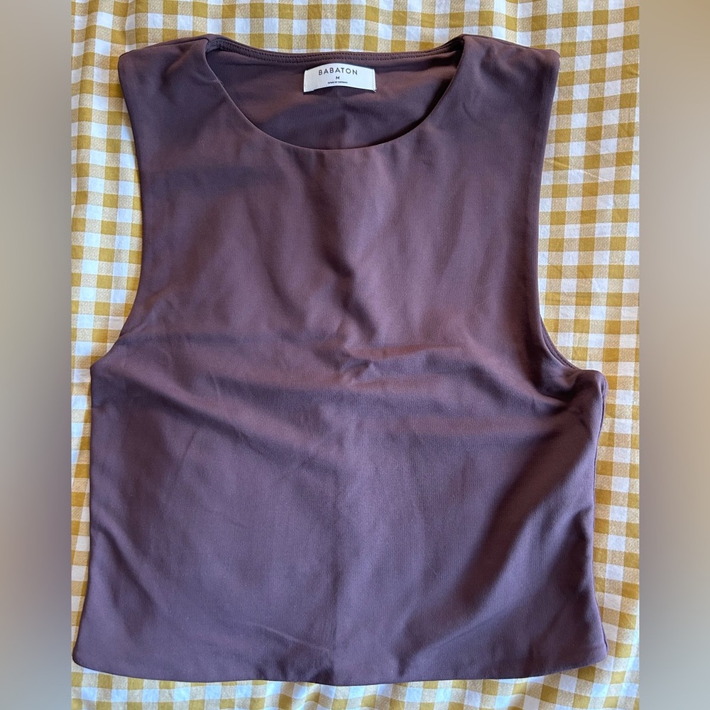 Babaton Women's Brown Contour Muscle Tank